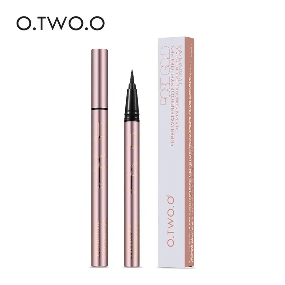 O.TWO.O Marke Flüssigen Eyeliner Stift Bleistift Schwarz Augen Make-Up Wasserdicht Dauerhafte Eye Liner Einfach zu Tragen Augen Make-Up Kosmetik