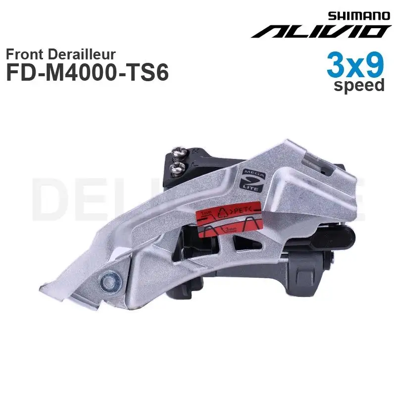 Przerzutka przednia SHIMANO ALIVIO ALTUS 3x9 biegów - TOP/Down Swing FD-M371 FD-M370 FD-M4000-TS FD-M4000-DS FD-M2000 Oryginalne części