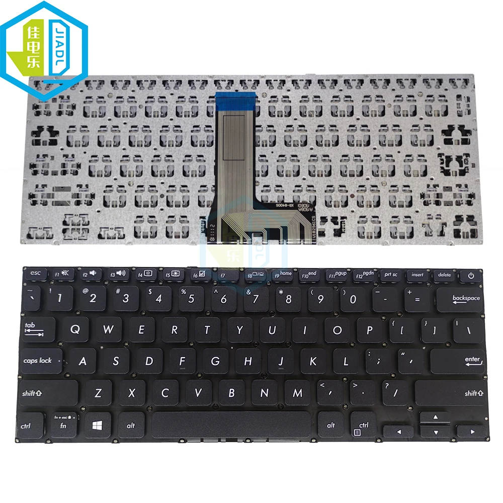 

US English Spanish Keyboard For ASUS Vivobook X412 X412FA X412U X412UB X412UA A412 D412 F412 M412 Laptop Replacement Keyboards