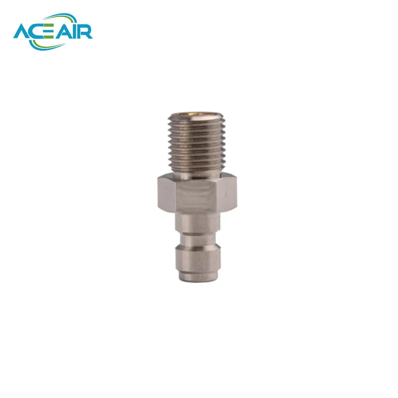 Paintball Airsoft One Way Foster Valve 8mm Fill Nipple Stainless Steel  1/8NPT 1/8BSPP M10Thread