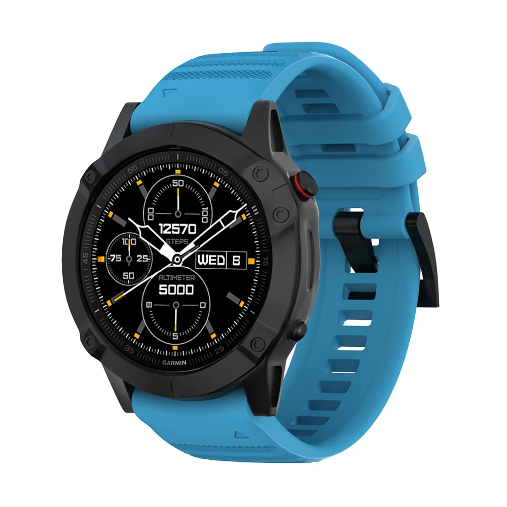 حزام سيليكون لعلامة جارونر ، رباط ساعة ، مقاس سريع ، فينيكس 7 ، 7X ، 6 ، 6X برو ، 5 ، 5X بلس ، دقيقة ذكية ، 22 ، 26