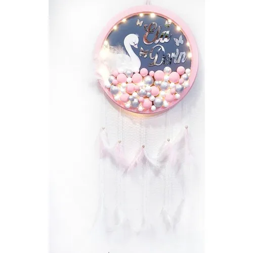 Luminous Swan Board Bubble Door Ornament