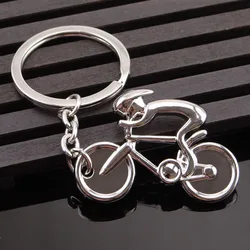 Original Pedal Bicycle Metal Keychain Cycling Lovers Travel Memorial Key Ring Creative Car Key Chain Bag Pendant Keyring Gift