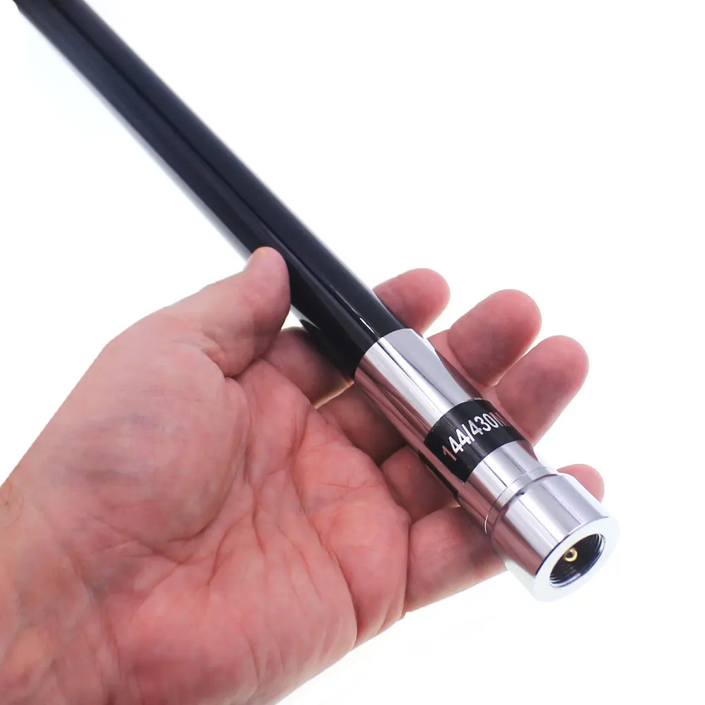 Bingfu Antenne VHF UHF Bibande 136-174MHz 400-470MHz Fibre de Verre