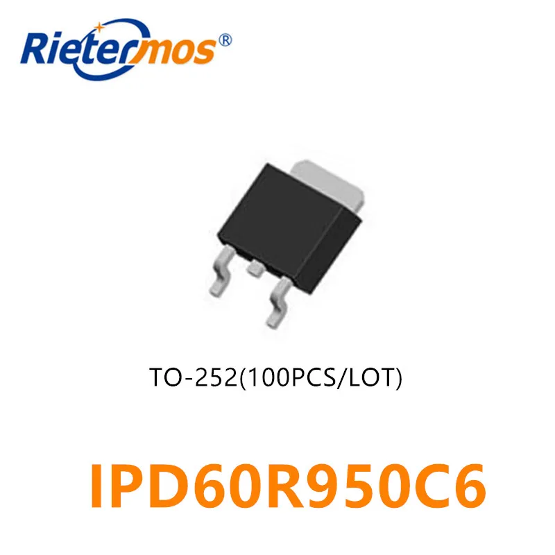 

100PCS N-CHANNEL 600V IPD60R950C6 60R950C6 TO252 HIGH QUALITY