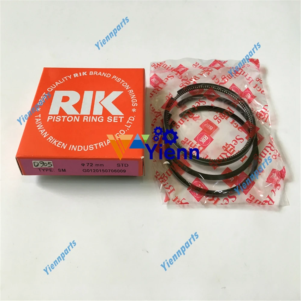 

D905 D905-E Piston Ring Set 15901-21050 For Kubota BEDFORD 100 150 200 HD850 HD1000 Diesel engine repair parts