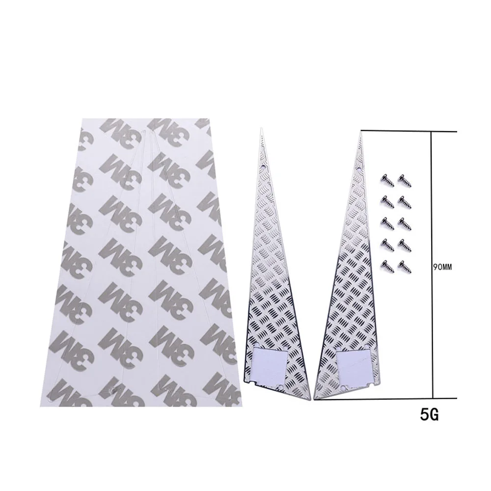 DJCRAWLER Metal Anti-skid Plate Board Car Hood Sticker Decoration For 1/12 G500 Simulation RC Car Parts