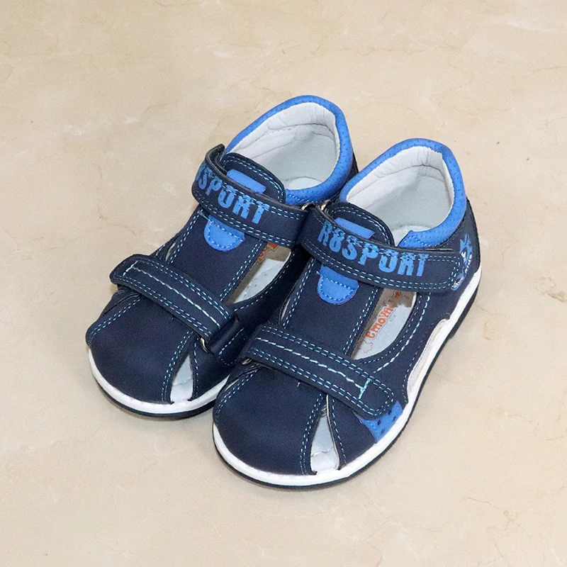 Sandals for toddler boys New summer Children brand open toe Sewing thread Sandals Boys or Girls Leather Sandals Melissa Shoes