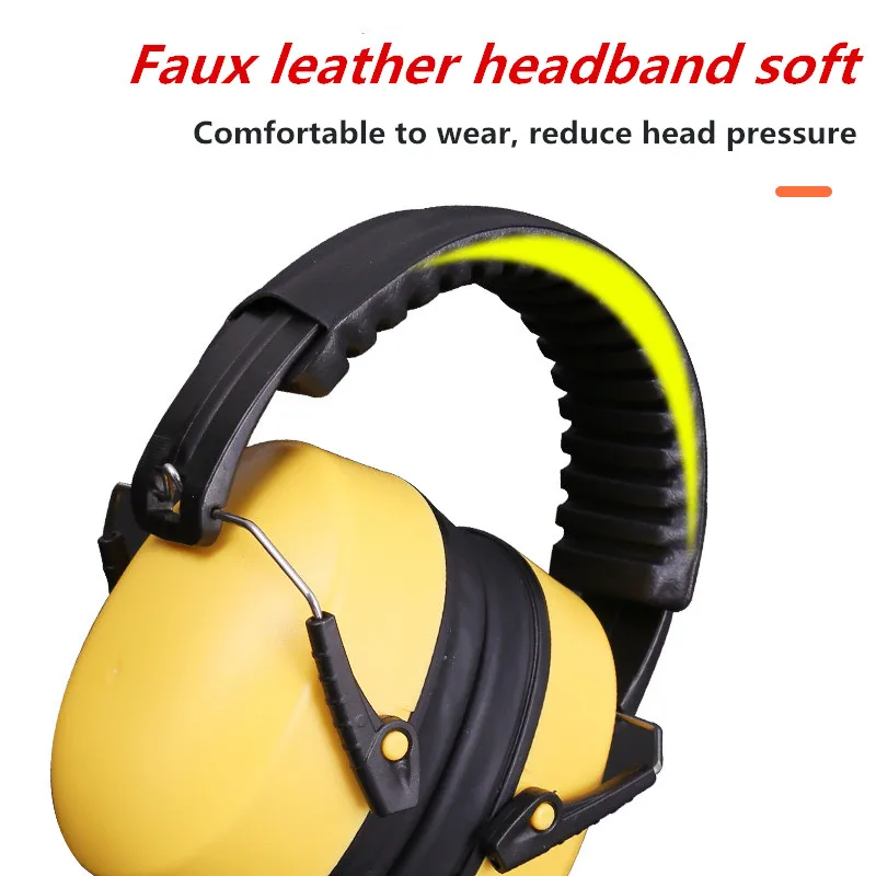 Noise-proof earmuffs noise reduction sleep learning earmuffs mute industrial headphones soundproof shooting aircraft anti-noise