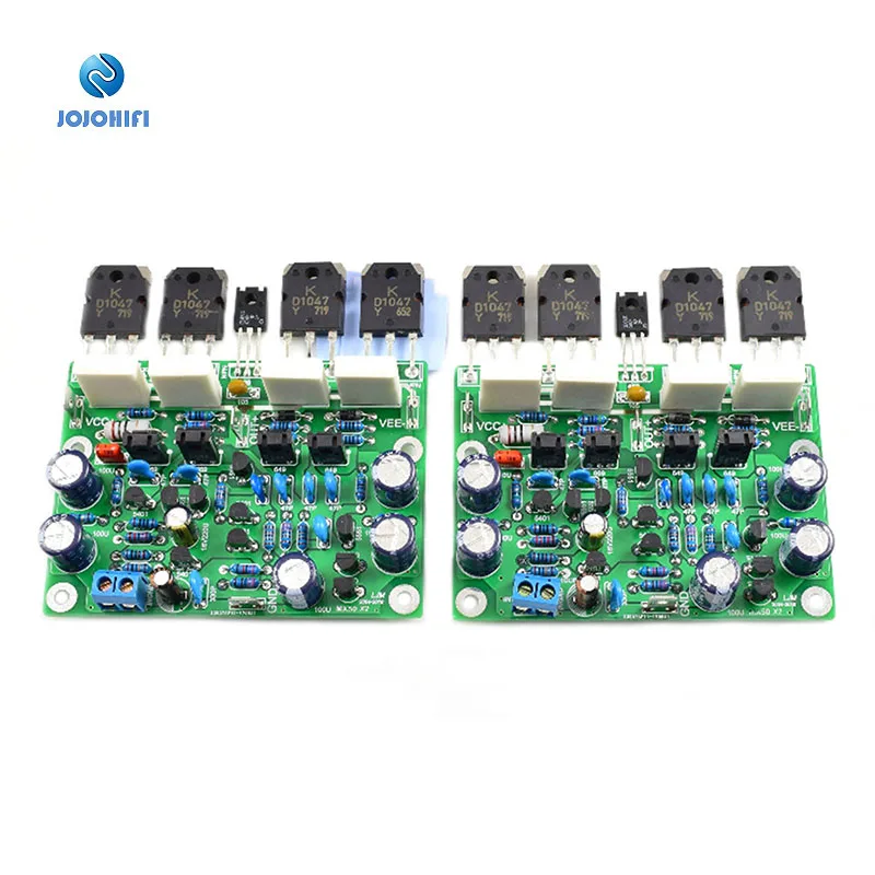 

One Pair MX50X2 DIY Kits Finished Dual Channel Single-ended Amplification Quasi-complementary with AP SYS 2 Test Amplifier Board