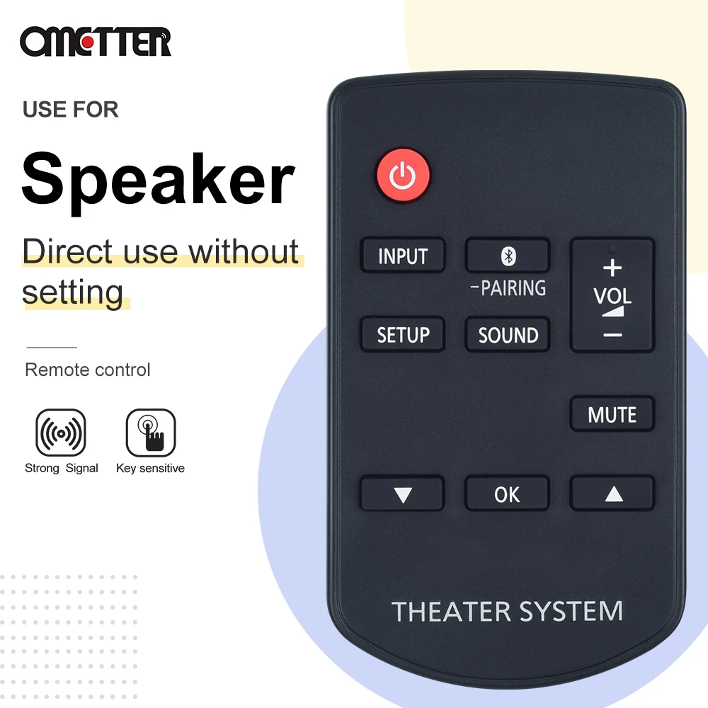 N2qayc000098パナソニックホームシアターサウンドシステムプレーヤーコントローラーSC-HTB580 SC-HTB690に適したリモコン