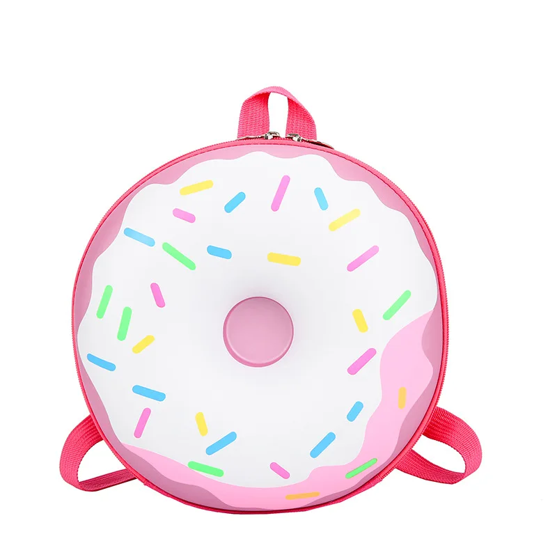 3D Cartoon Backpack Children Boy Girl School bag Lovely Rainbow Donut Bagpacks Multi-functional Childen Kids Bag Festival Gifts