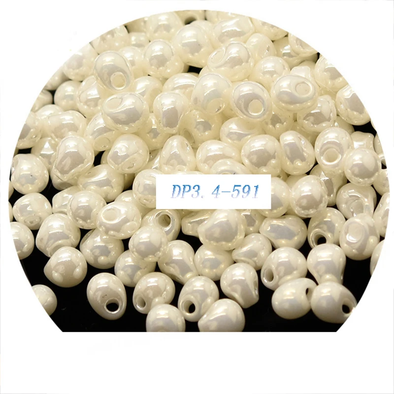 Japan Miyuki Glass Beads Dp3.4mm Drop Beads 11-Color Pearly Lustre Metallic 5g  Beads for Jewelry Making