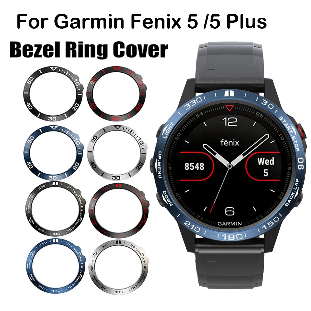Untuk Garmin Frame Fenix 6 6X Pro 5 5X Plus Jam Tangan Pintar Bezel Casing Logam Penutup Pelindung Cincin Logam Anti Gores Aksesori