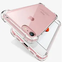 Luxury Shockproof Silicone Phone Case For iPhone 7 8 6 6S Plus SE 11 12 13 Pro XS Max XR Case Transparent Shockproof Back Cover