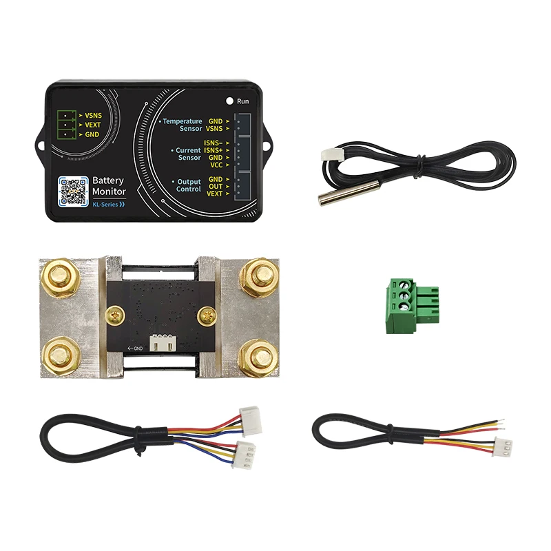 KL110F 0~100A Coulomb Counter Lithium Battery Battery Car Battery Lithium Iron Phosphate Capacity Tester BT APP Monitor