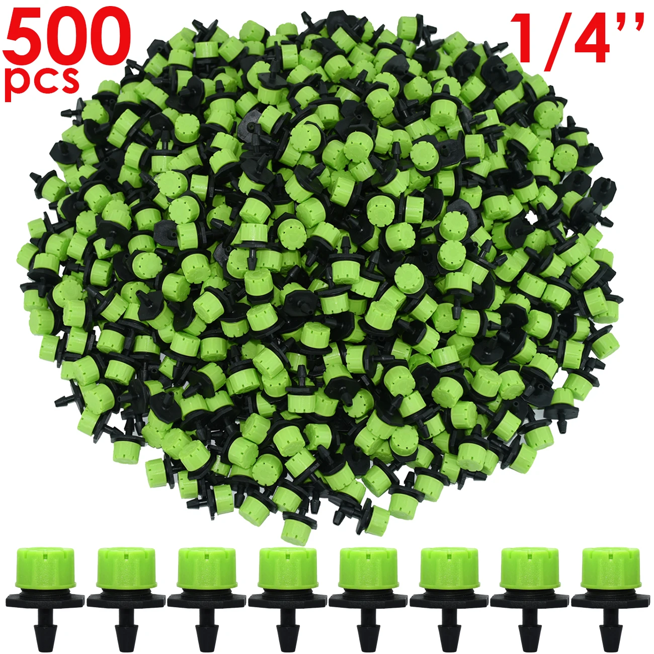 KESLA 30-800PCS Einstellbare Micro 1/4 4/7mm Drip Bewässerung System Bewässerung Sprinkler Düse Emitter Tropf garten Liefert Werkzeug – Detail 12