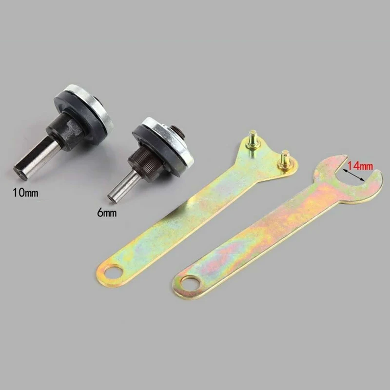 5 pz 6mm/10mm trapano elettrico smerigliatrice angolare biella per disco da taglio lucidatura adattatore ruota MAZI888