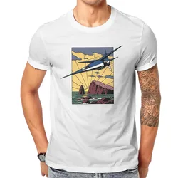 Blake and Mortimer Belgian Comics TShirts SX1 The Secret Of The Swordfish Men's T Shirt Clothing 6XL