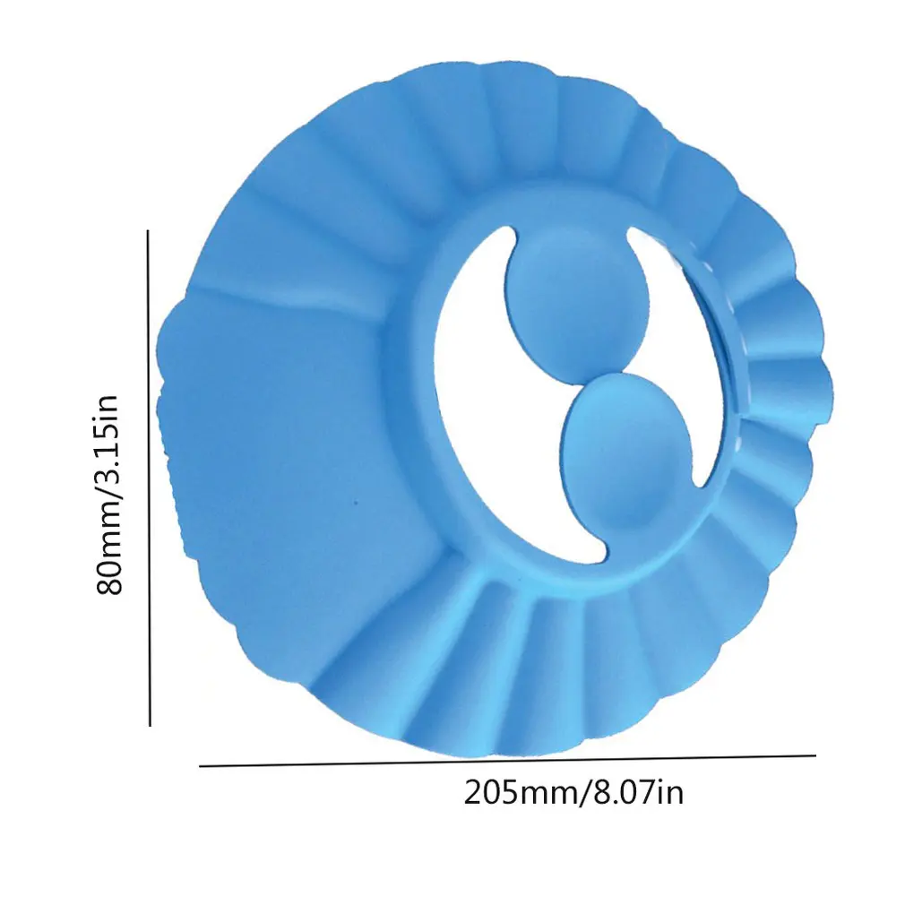 Hot Baby Shower Caps Shampoo Cap Wash Hair Kids Adjustable Waterproof Ear Protection Eye Children Hats Infant