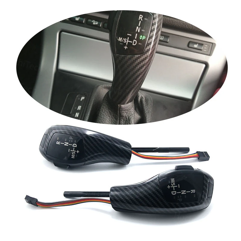 

Carbon Fiber LED Gear Shift Knob Automatic for BMW X1 X3 X5 Z4 1 3 5 7 E46 E39 E60 E90 E92 E82 E87 E38 E84 E83 E53 E86 E89