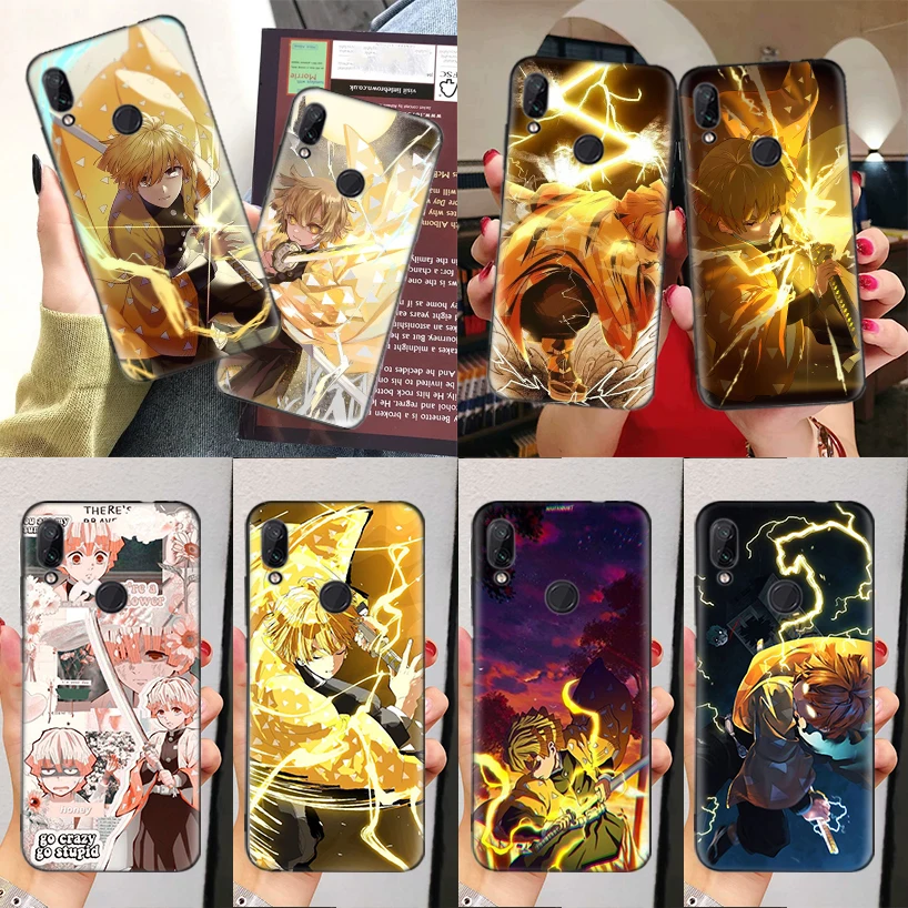 Demon Slayer Agatsuma Zenitsu Phone Case For Xioami Mi 11 Lite Poco X3 NFC Pro  Note 10 F1 9 8 10S 10T 9T A1 A2 A3 Cover Coque S