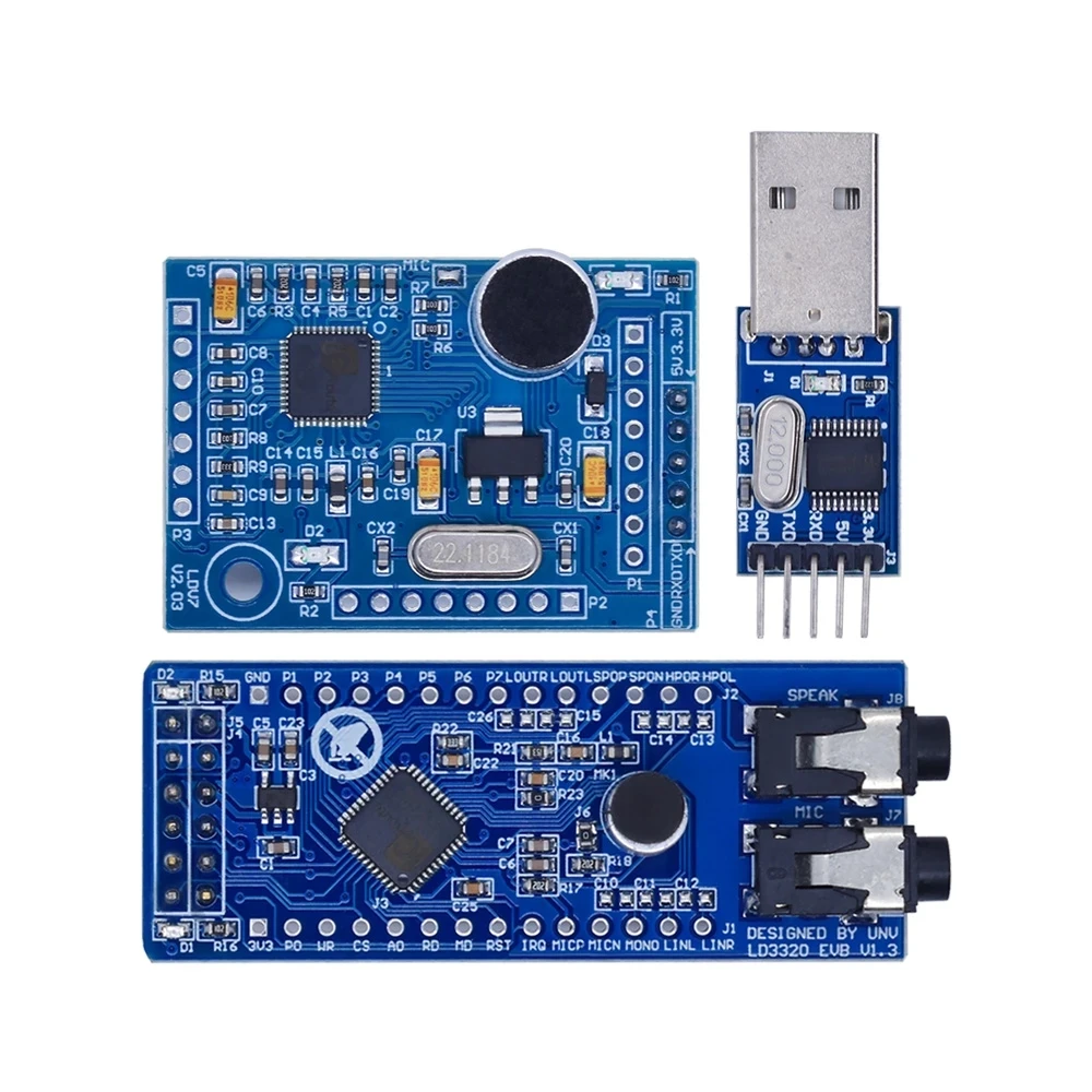 official LD3320 speech recognition module nonspecific human speech, voice control module development board LD3320A for arduino