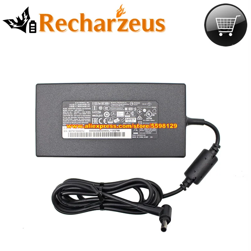 Imagem -03 - Genuine Delta-laptop Charger para Msi Fonte de Alimentação Adp120vh d Adaptador ac 120w 20v 6a Chicony A17-120p2a A12a055p Ms-16r5 Cf63