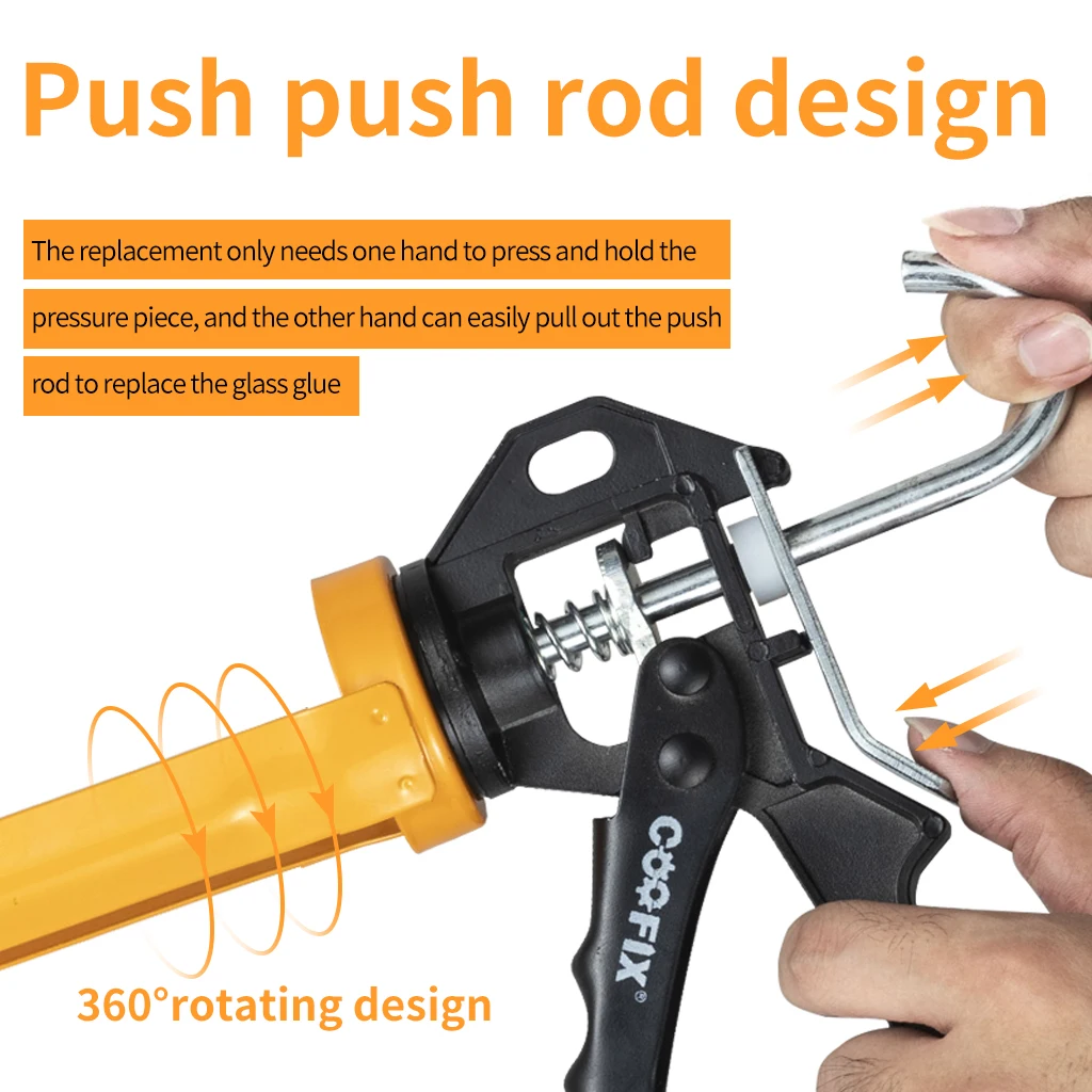 Multifunctional Manual Caulking Guns Sealing Glass Glue Gun for Doors and Windows Paint Finishing Tools
