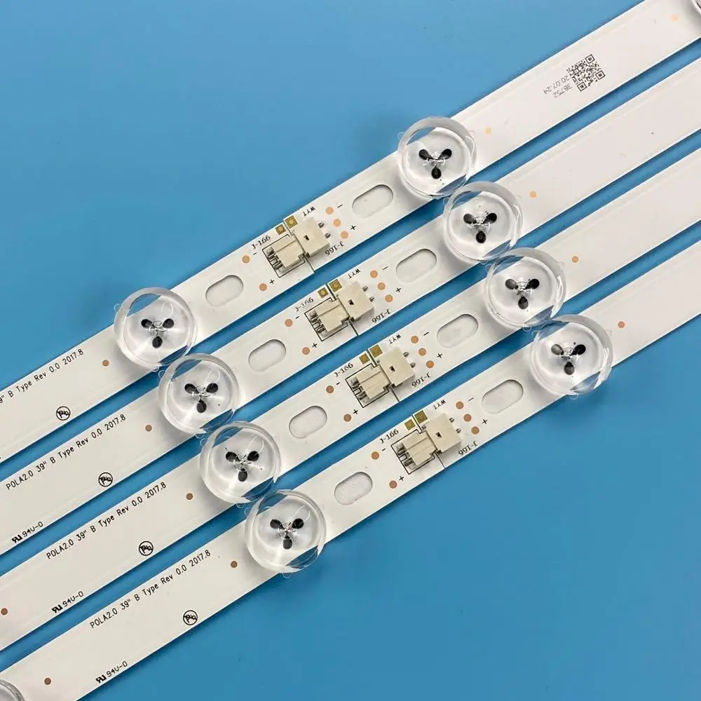 Barra de retroiluminação LED com 8 peças para TV HC390DUN-VCFP1-21X HC390DUN-VCFP1-21XX M4Mb17C1 innotek POLA 2.0 POLA2.0 39"A/B tipo