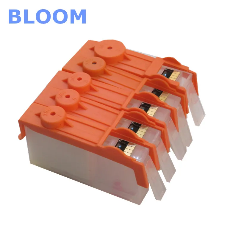 BLOOM for hp  655 Refillable ink cartridge for HP Deskjet 3525/4615/4625/5525/6520/6525 + Dey ink bottle 4 color Universal 400ML