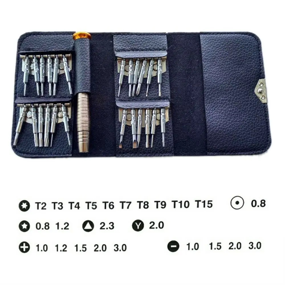 Hot 25 In 1 Torx Precision Screwdriver Bit Set Hand Tools Screw Driver Kit Screwdriver Set For Xiaomi Mobile Phones Repair Tools