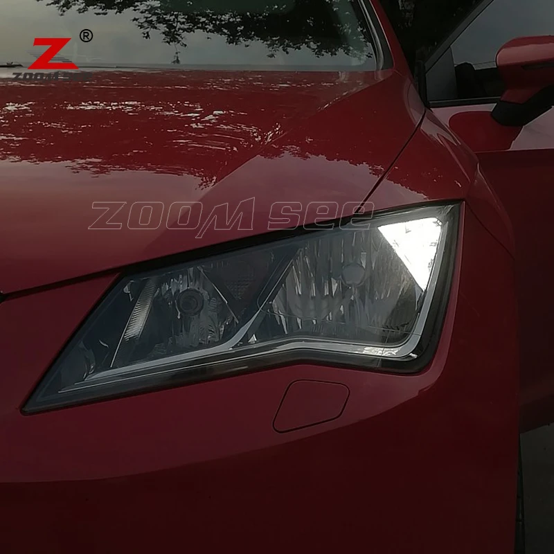 100% White Canbus Error Free LED DRL Daytime running light Reverse Exterior lamp for Seat Leon 3 MK3 5F (2013+)