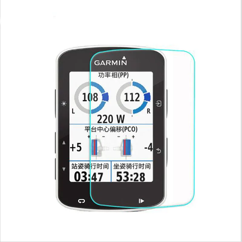الزجاج المقسى واضح طبقة رقيقة واقية الحرس للغارمين حافة 520/520 زائد GPS ركوب ساعة ذكية شاشة الكريستال السائل واقي للشاشة غطاء