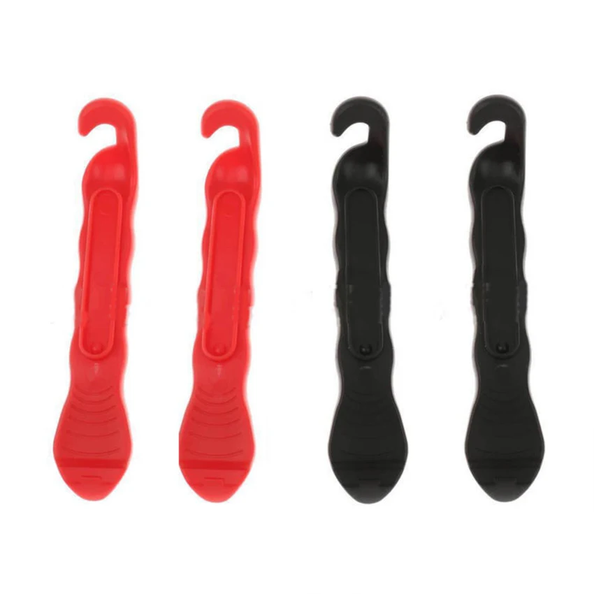 1PC ยางสำหรับจักรยานยางพลาสติกยาง Lever Pry เปิดเบรกเกอร์ไนลอนยางซ่อมเครื่องมือสำหรับจักรยานยาง-สีดำ,สีแดง