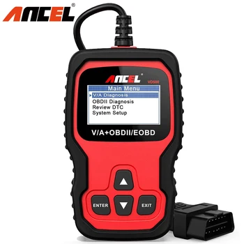Ancel VD500 OBD2 escáner automotriz lector de código de sistema completo Airbag EPB reinicio de aceite OBD herramientas de diagnóstico de coche para VAG VW Audi Skoda