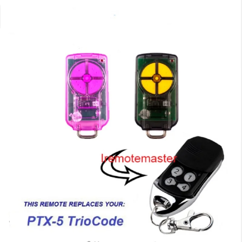 For ATA PTX5 PTX-5V1 TrioCode Garage Door Opener Gate/Garage Door Remote Control 433.92MHz Rolling Code Garage Door Command