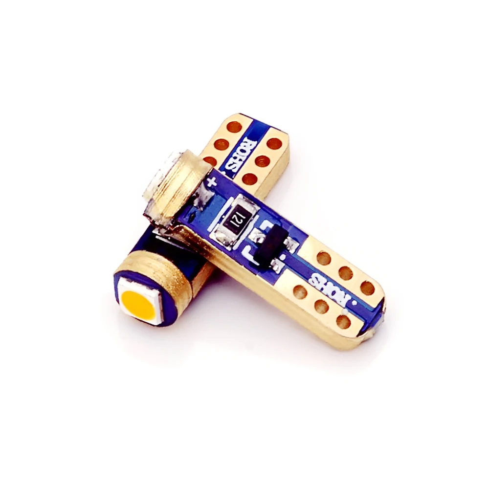 Super bright 3030 SMD led T5 car dashboard light gauge instrument side auto wedge door bulb lamp 12V