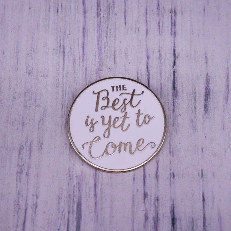 Inspiring quote enamel pin friends graduation encouragement gift image 3
