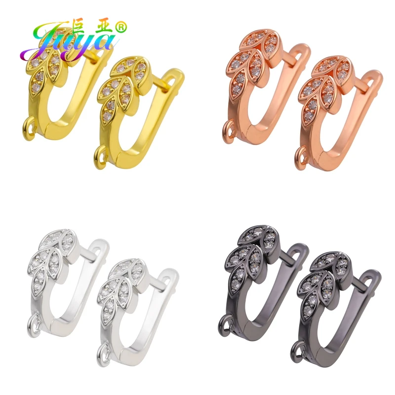 Juya Hand made Schwenzy Findings DIY Luxury Earrings Jewelry Making Supplies Creative Basic Earwire Earring Hooks Accessories