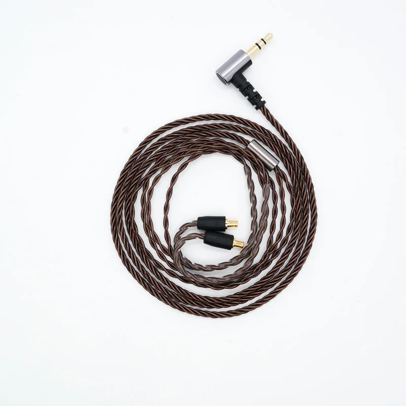 سلك سماعة أذن DIY كابل A2DC OFC مع/بدون ميكروفون