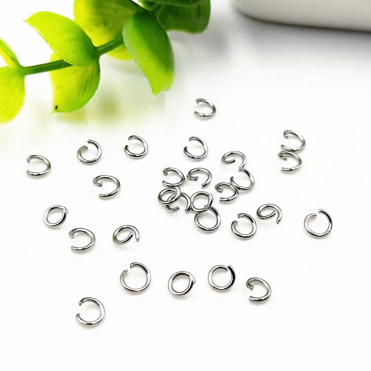 

1000Pcs/Bag The Latest Stainless Steel Bracelet Necklace Link Opening Lap Diy Jewelry Accessories