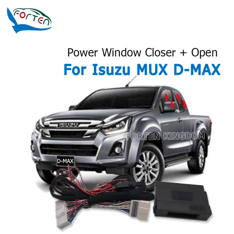 Forten Kingdom Car Auto Window Lift Close Closer Open Kit Module For Isuzu Mux Mu-x D-max Dmax 2015-2022