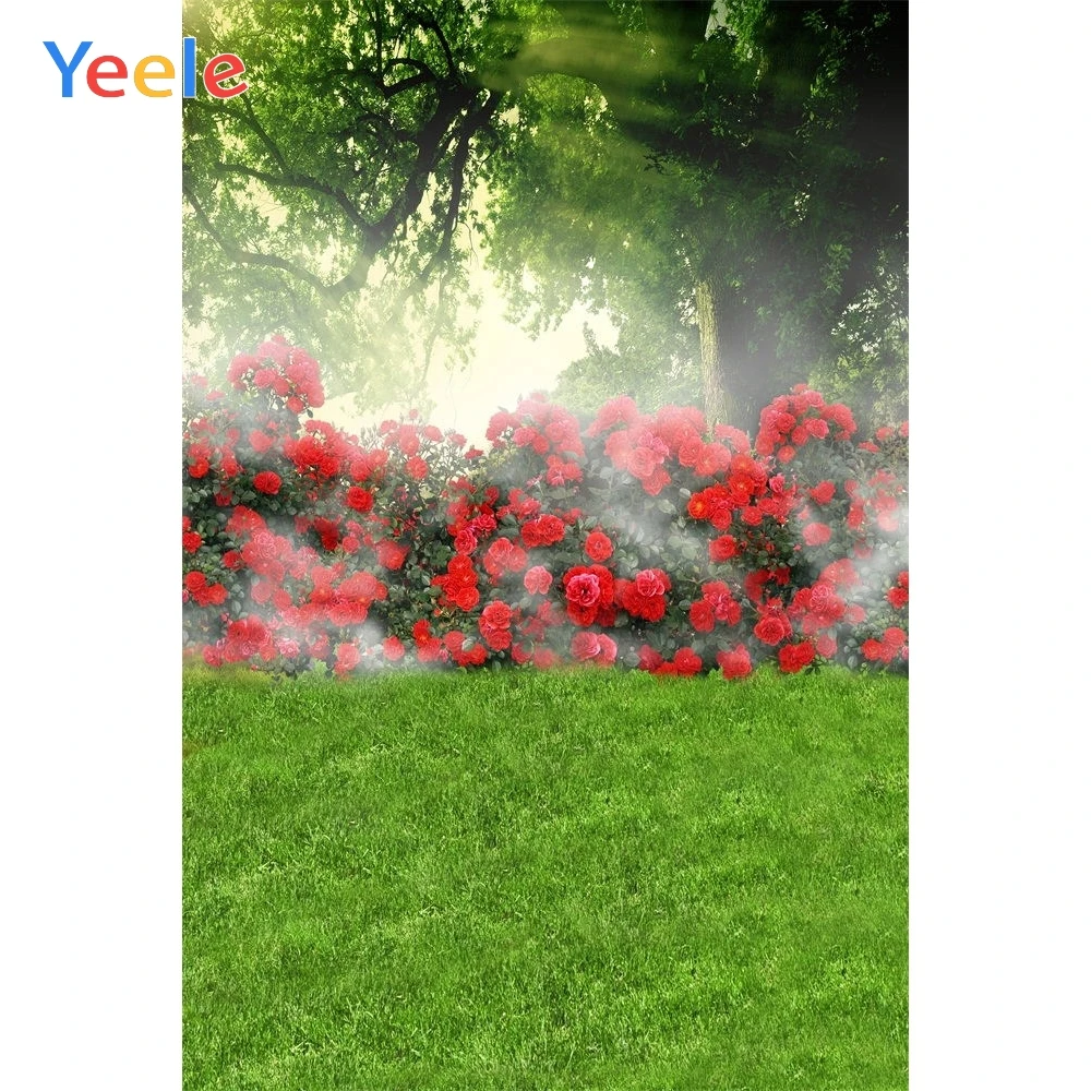 

Spring Flower Grassland Tree Nature Scenery Backdrop Vinyl Baby Photographic Background For Photo Studio Photophone Photozone