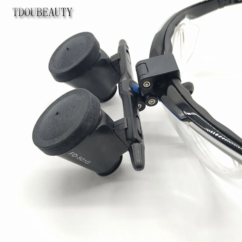 FD-501G-2 Galileo One-Way Screw Thread Dental Loupe with 420mm Working Distance - Optical Magnification Tool for Precision Work