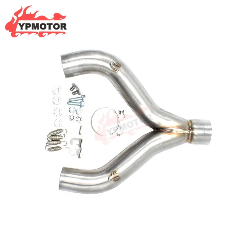 

SHIVER900 17-20 Motorcycle Escape Slip-on Exhaust Muffler Mid Link Pipe Tube For Aprilia SHIVER 900 SL900 2017-2020 2018 2019