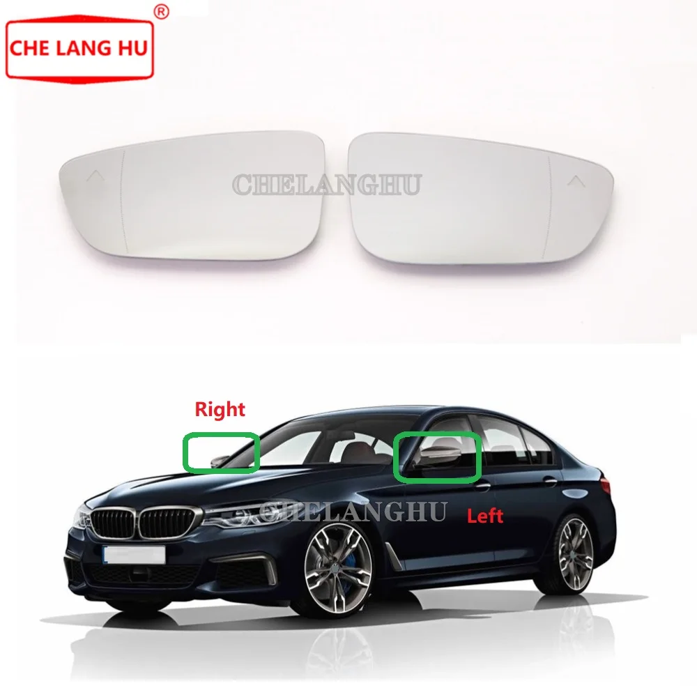 

For BMW 5 Series F90 M5 2017 2018 2019 Car-styling Car-Stying Rear Heated Mirror Glass With Blind Spot