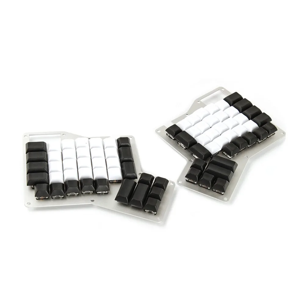1 set Ergodox Ergo PBT Key Cap For Both Hands Separation Mechanical Keyboard DSA Profile Laser Engraving Keycaps For MX Switches