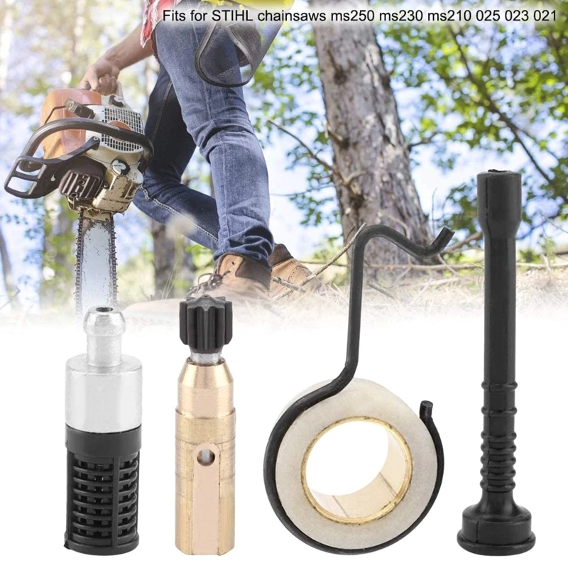ลูกโซ่ปั๊มน้ำมันเกียร์น้ำมันท่อกรองชุดชุดอุปกรณ์เสริมสำหรับSTIHL MS 250 MS230 MS 210