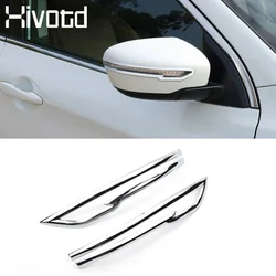 Hivotd For Nissan Qashqai j11 Dualis X-trail 2019 Accessories Rearview Mirrors Decoration Strips Stickers Exterior Car Styling